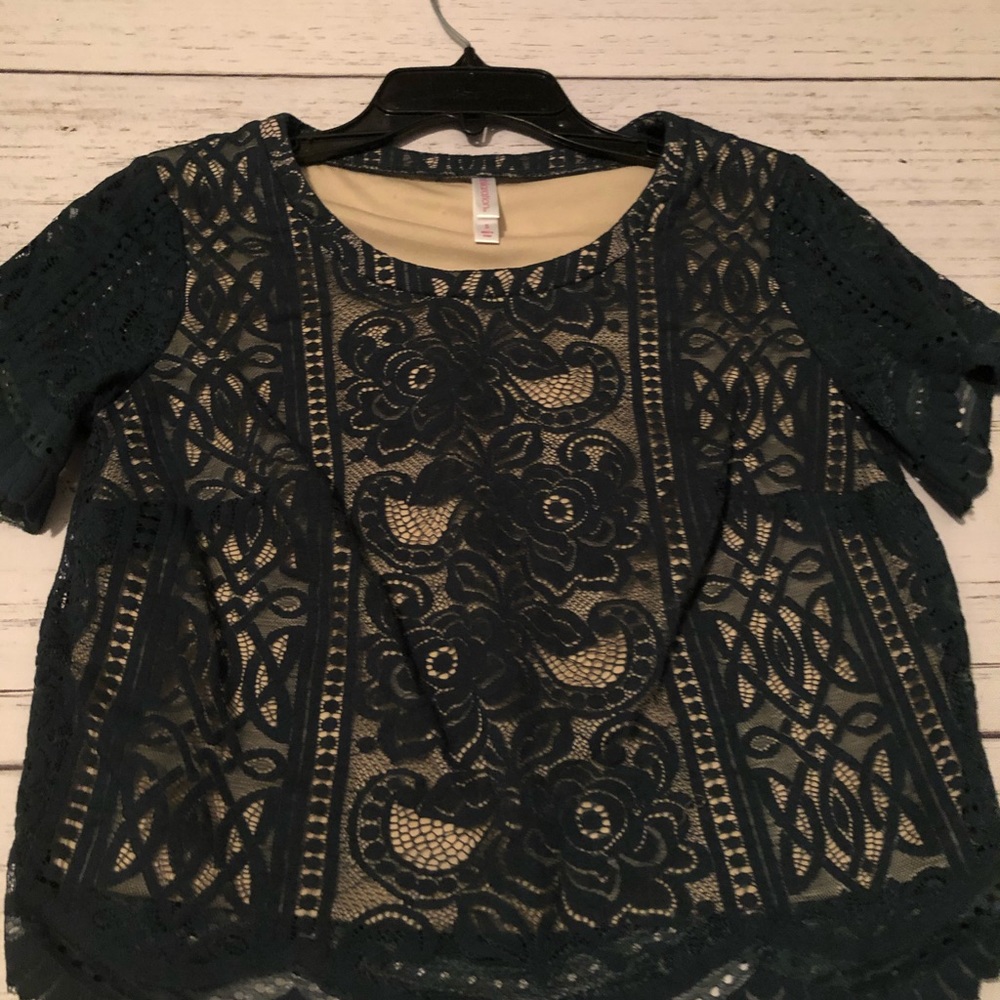 Lacy crop top